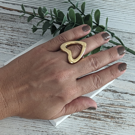 "Things of two" Gold Rings